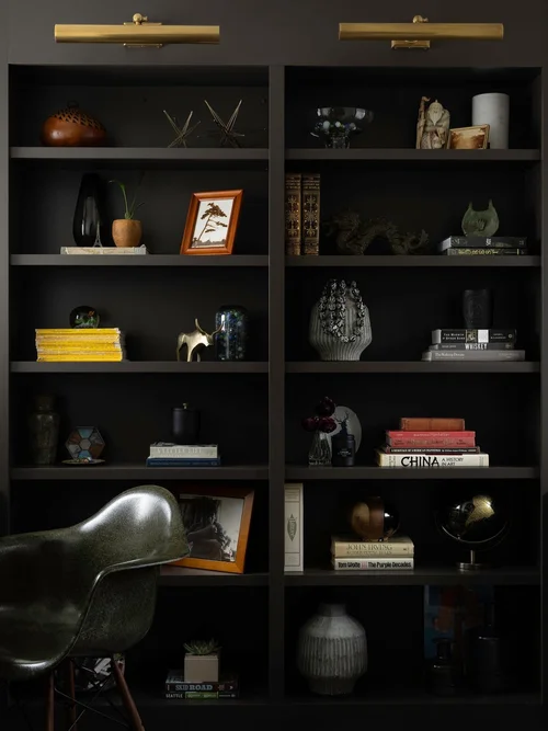 Shelves where every object earns its place